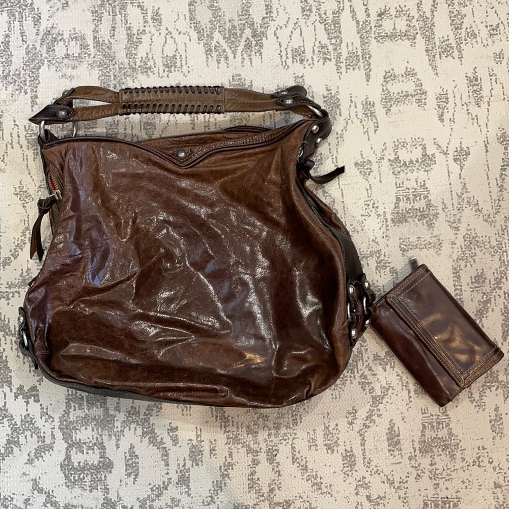 Tano Leather Bag with matching wallet